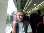 Allan looking goofy on the train (29kb)