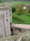 Looking at the Gatehouse from the top of the Great Tower (77kb)
