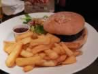 A Caerphilly cheese and leek burger, also from the Prince of Wales. (47kb)