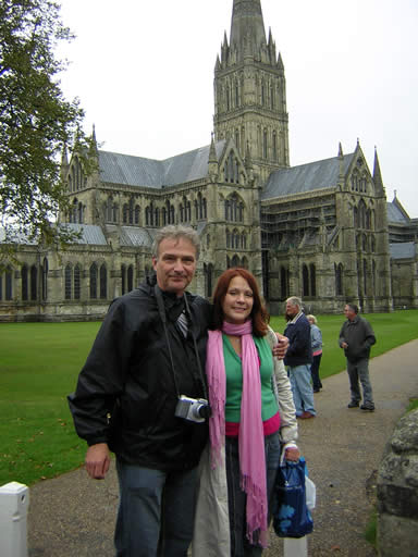 Dad and Me, Salisbury Cathedral